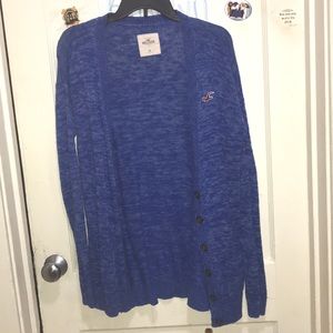 3/$15💸Blue Hollister Cardigan